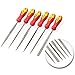 JawayTool 6pc Diamond Needle File Set Soft Grip Stone Tile Glass
