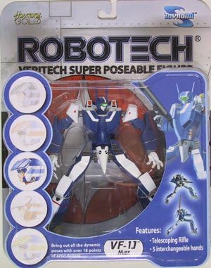 Toynami Robotech VF-1J Max Sterling Veritech Super Poseable Action Figure