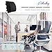 Memory Foam Lumbar Support Back Cushion for Back Pain Relief, Lumbar Support Pillow for Office Chair or Car Seat with Washable Mesh Cover and Dual Adjustable Straps, Black