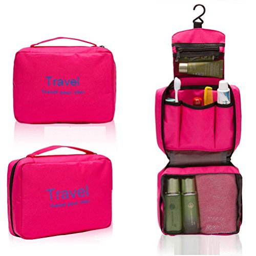 HolibertyÂ® Womens Mens Multi-function Waterproof Outdoor Living Travel Portable Commercial Trip Makeup Wash Bag Moisture-proof Hanging Toiletry Kit Bra Underwear Cosmetic Storage Bags Organizer