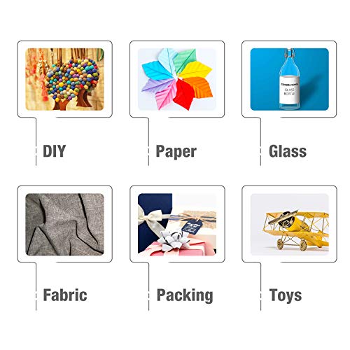 HAUSHOF Hot Glue Gun, 60W Cordless Glue Gun with 20pcs FullSize Glue