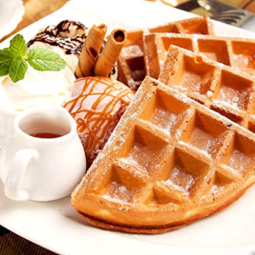Health and Home Upgrade Automatic 360 Rotating Belgian Waffle Maker