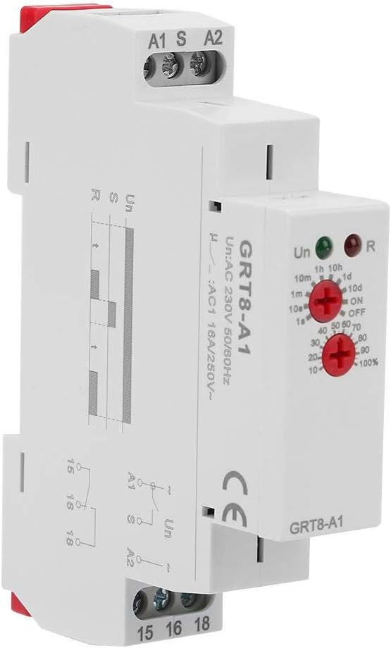 YWBL-WH GRT8-A1 Delay Time Relay Mini Power On Delay Time Relay DIN Rail Mount AC 220V