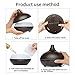 Sealive Remote Control 550ML Wood Grain Essential Oil Diffuser Electric Ultrasonic Humidifier Aromatherapy Cool Mist Humidifier Home Office SPA (Black)