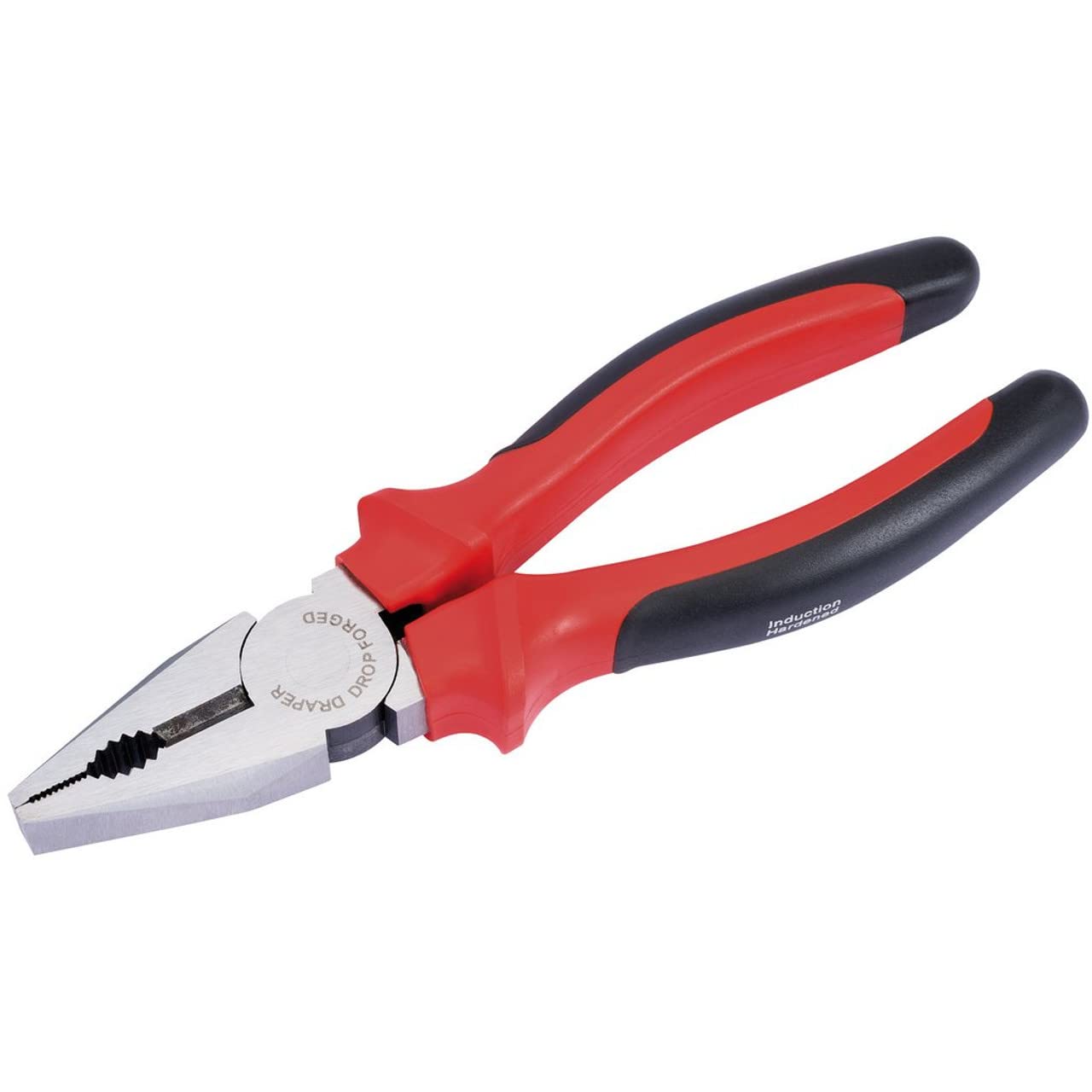 Draper Redline® 200mm Combination Plier | Soft Grip Hand Tools | Carbon Steel Tempered Tool | Hardened Jaws & Cutting Edges | 68279