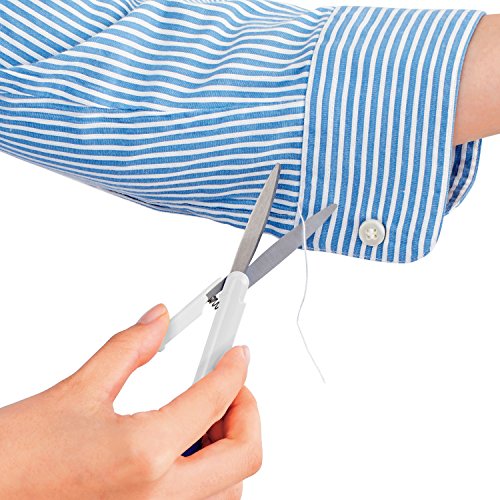 Plus Pen Style Compact Twiggy Scissors with Cover, White (34609) - Thumbnail 2