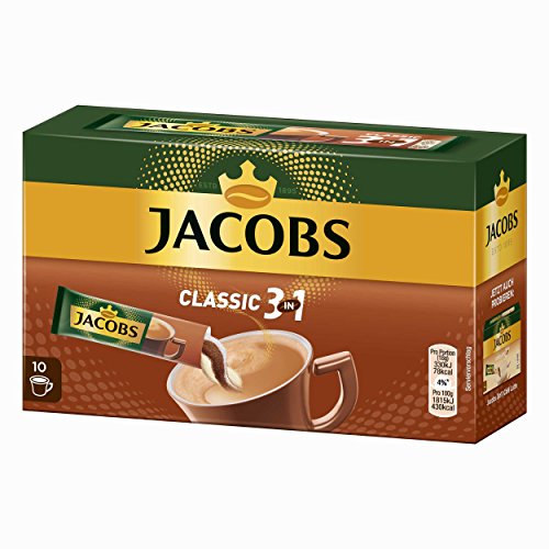 Jacobs 3in1 löslicher Kaffee, Instantkaffee, 3er Pack, 3 x 10 Becherportionen – Bild 4