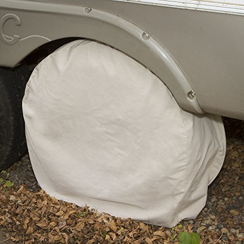 ABN Canvas Wheel Covers 29", 32" & 42" Inches, Set of 4, Best for RV