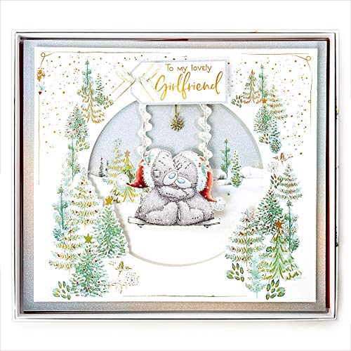 Me To You Bear Lovely Girlfriend Luxury Giant Boxed Christmas Card