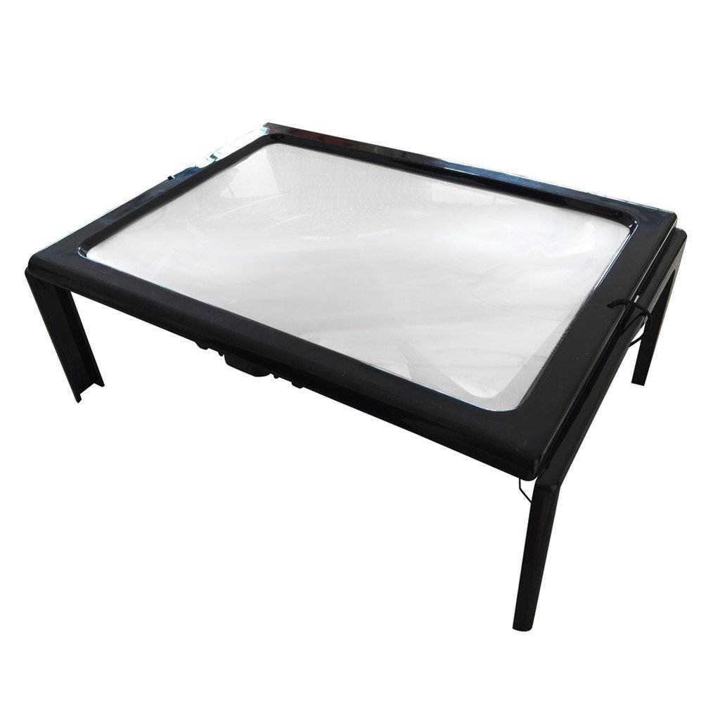 3 x Large Illuminated Reading Magnifier with 4 LED Lights