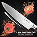 LauKingdom Chefs Knife, High Carbon Stainless Steel Kitchen Gadgets Knife Sharpener