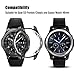 Case Compatible for Samsung Gear S3 Frontier SM-R760,HMJ Band All-Around Protective Bumper Slim Plated TPU Case Scratch-Proof Cover Shell for Samsung Gear S3 Frontier/Classic Galaxy Watch 46mm SM-R800