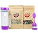 30 Day Detox Tea Kit for Teatox & Weight Loss to get that Skinny Tummy by Teami Blends | Our Best Colon Cleanse Blend to Raise Energy, Boost Metabolism, Reduce Bloating! (Purple Tumbler & Infuser)