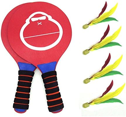 SHAWE Badminton for Kids,Easiest Racket Game All Over The World, for Boys & Girls Ages 6+,Also for Adults at All Age,Indoor and Outdoor Paddle Game,Amazing Choice for Exercising