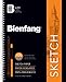 Bienfang Sketch Pad 11x14 Inch, 100 Sheets of 60lb 90gsm Art Paper, Spiral Bound Sketch Book Drawing Notebook