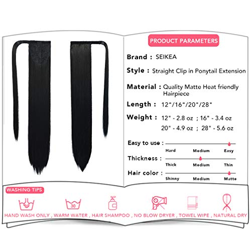1 SEIKEA+Ponytail+Extension+Around+Straight