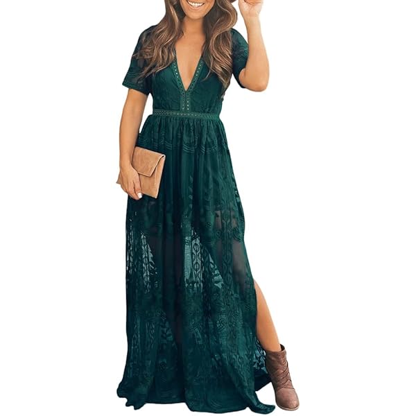 Amazon.com: LRISES Women V Neck Fall Floral Embroidered Lace Maxi Wedding Dress Long Sleeve Slit Wedding Guest Formal Party Dresses Black : Clothing, Shoes & Jewelry Amazon.com: LRISES Women V Neck Fall Floral Embroidered Lace Maxi Wedding Dress Long Sleeve Slit Wedding Guest Formal Party Dresses Black : Clothing, Shoes & Jewelry