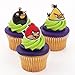 Angry Birds Cupcake Rings - 24 ct