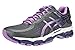 ASICS Women's GEL-Kayano 22 Running Shoe (7.5 B(M) US, Gunmetallviolet/Cobalt)