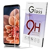 Galaxy S8 Screen Protector,Samsung S8 Tempered Glass,Galaxy S8 Glass Sreen Protector Full Coverage,Candywe HD Clear Anti Bubble Screen Protector for Galaxy S8 5.8