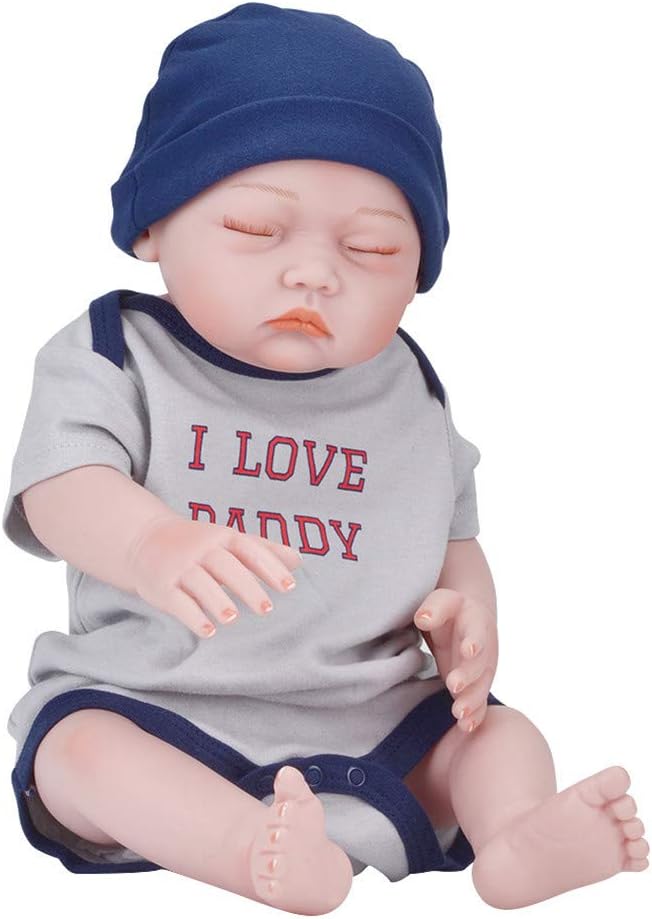 Prezzo Silicone corpo del bambino di simulazione completa Reborn Baby Doll Boy veri e propri giocattoli realistici Babies Occhi chiusi educativi intellettuale Play House giocattoli possono entrare in acqua Offerte