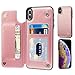 CreaDream Wallet Case for iPhone Xs Max 6.5inch, Premium PU Leather with Card Holder, Double Magnetic Clasp and Durable Shockproof Cover for iPhone Xs Max 6.5