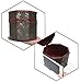 ZOHUMI Vintage Tissue Box Cover, Wooden Octagonal Tissue Box Holder/Dispenser