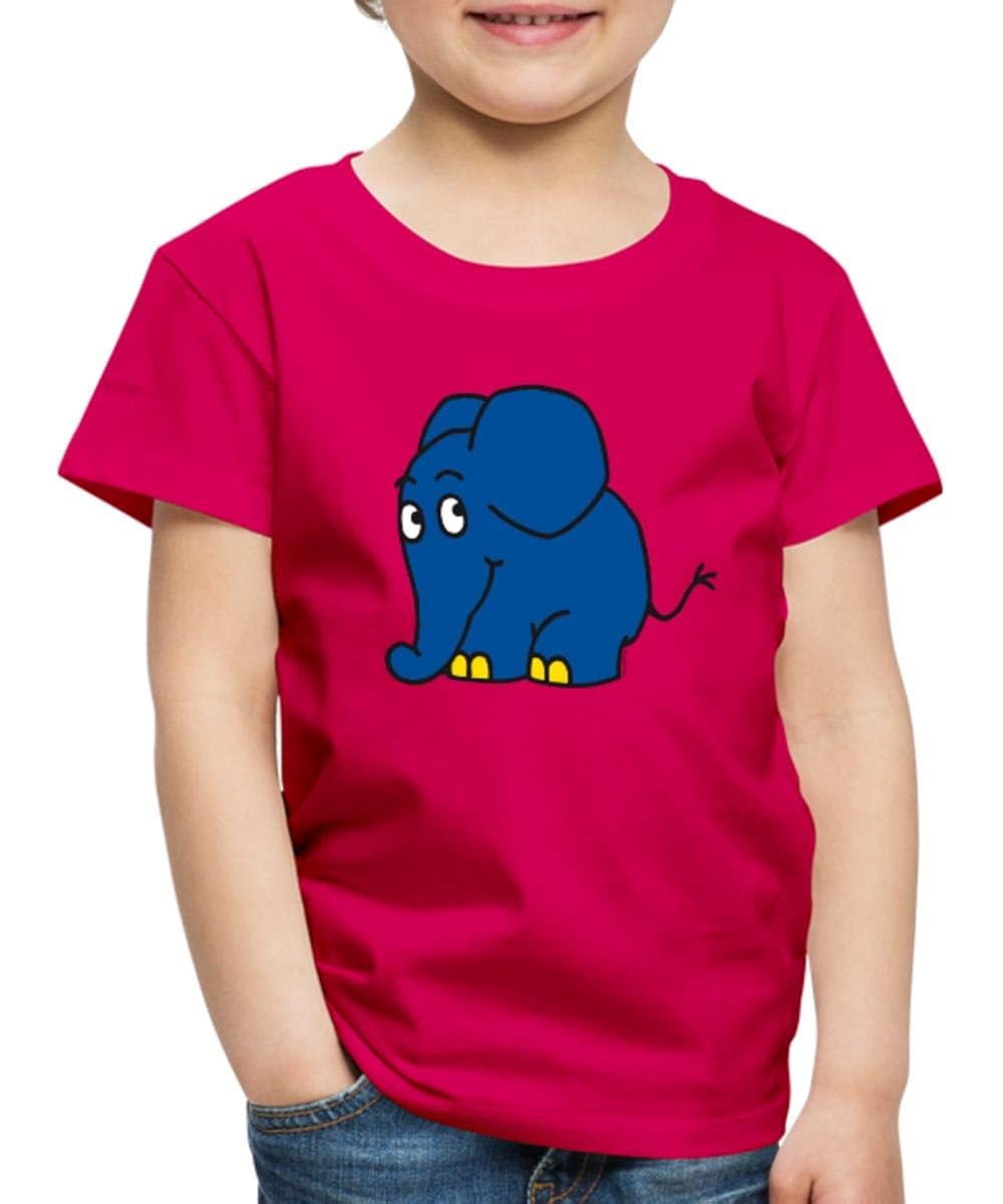 Spreadshirt Stoffbeutel „Sendung Mit Der Maus“ – Mit Kleinem Elefant, 10 Liter, 100% Baumwolle, Nachhaltig Bedruckt