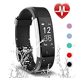 Letsfit Fitness Tracker with Heart Rate Monitor, Activity Tracker Sleep Monitor Waterproof, Step Counter Pedometer Fitness Watch, IP67 Water Resistant Smart Bracelet for Kids Women Men