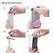 Maxdara iPhone 6/6s/7/8 Case, [4.7 inch Screen Protector] Black Glitter Liquid Sparkle Protective Bumper Case Floating Bling Pretty Quicksand for Girls Children for iPhone 6/6s/7/8 (Blue)