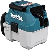 Makita DVC750LZ 18V Li-ion Brushless L-Class Vacuum Blue Batteries Charger Not view 4