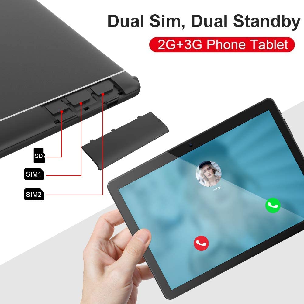 Mua Tablet 10 Inch, Dual SIM Solt Android 9.0 Quad Core Processor ...