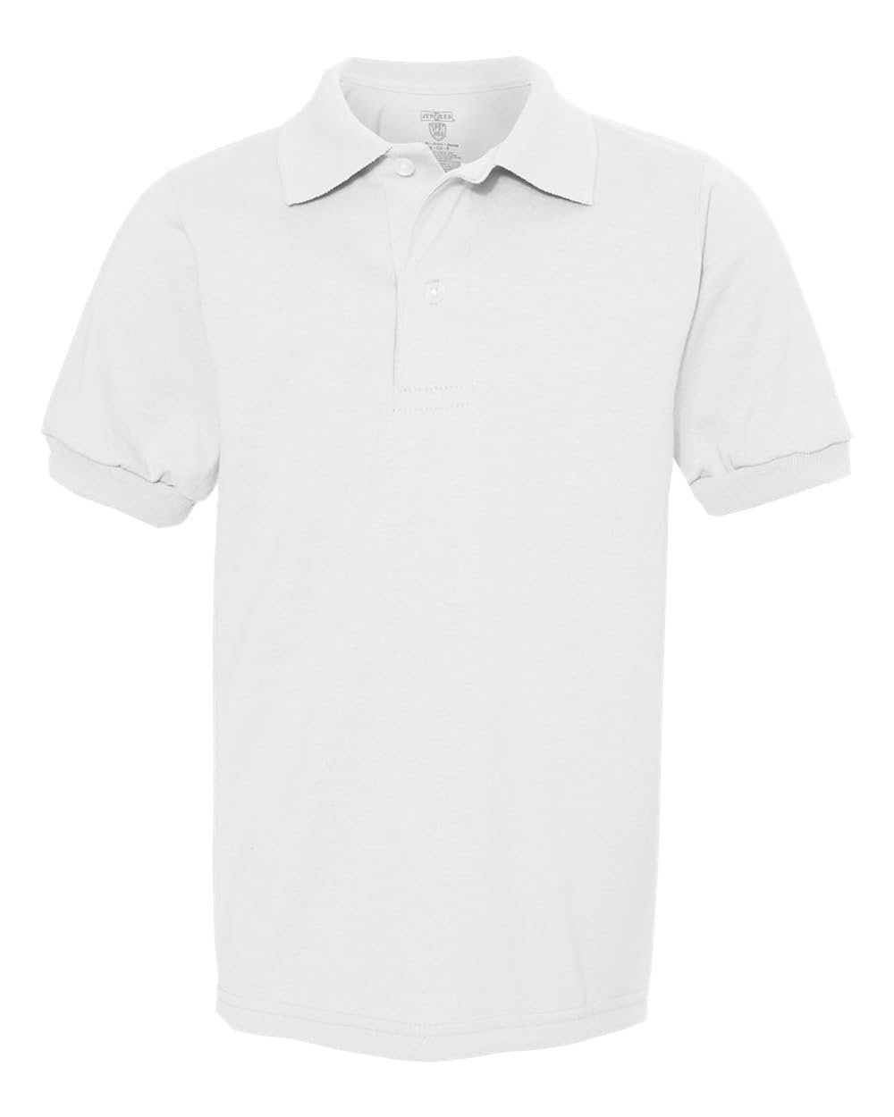 Amazon.com: Jerzees Youth 5.6 oz., 50/50 Jersey Polo with SpotShieldTM (437Y)- WHITE, XL: Clothing