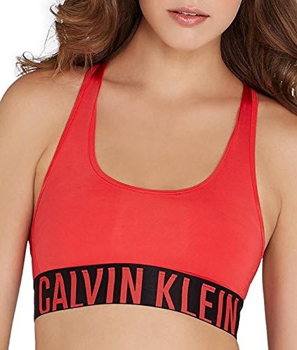red calvin klein bralette
