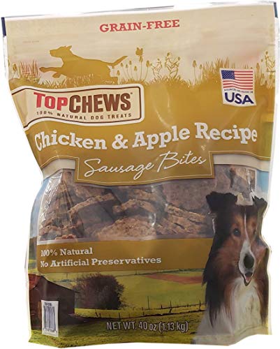 Top Chews Chicken & Apple Recipe (40 Oz ), 40 Oz (Best Chicken Apple Sausage)