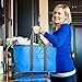 CleverMade SnapBasket XL (40 Liter), Royal Blue/Grey
