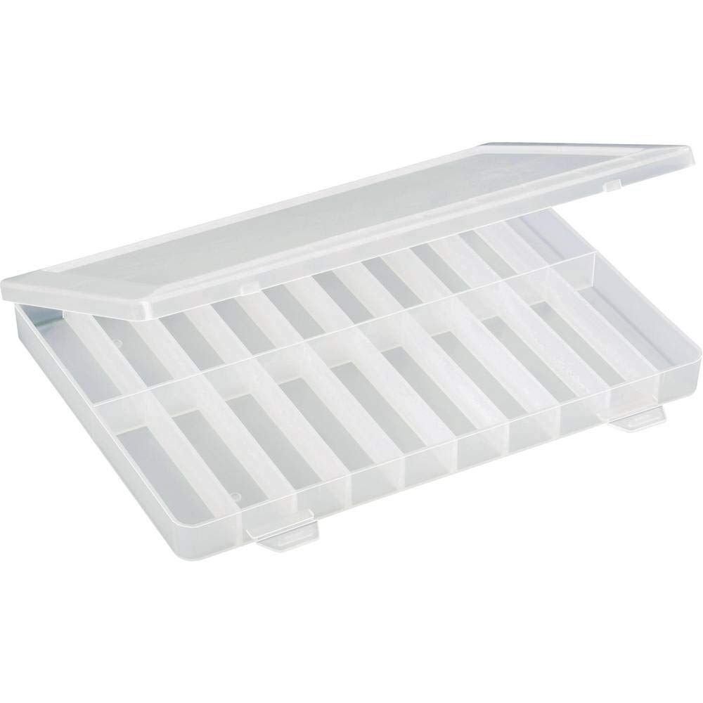 TRU Components 1564901 Assortment Box (L x W x H) 250 x 180 x 24 mm Number of Compartments: 20 Fixed Divisions 1