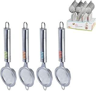 Colador Malla Metal Pequeño: Amazon.es: Hogar