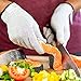 FORTEM Cut Resistant Gloves, 4x, Level 5 Protection Cutting Gloves For Oyster Shucking, Kitchen Work, Food Grade, EN388 Certified (Small)