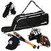 Athletico Baseball Tote Bag - Tote Bag for Baseball, T-Ball & Softball Equipment & Gear for Kids, Youth, and Adults | Holds Bat, Helmet, Glove, Shoes | Fence Hook (Black)