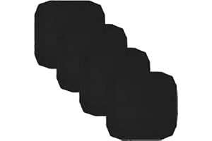 Oslimea Outdoor Patio Cushion Covers Replacement 25x25x5 inch 4Pack Patio Furniture Cushion Seat Cover Waterproof Washable So