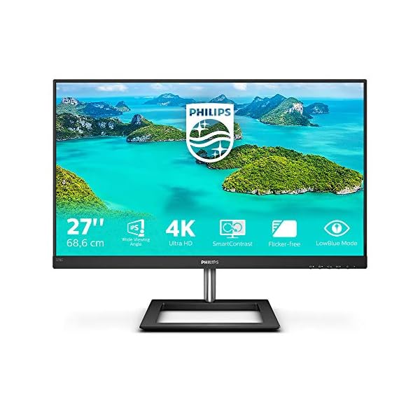 Philips-278E1A-27-Inch-4K-Monitor-60Hz-4ms-IPS-Speakers-FlickerFree-Smart-Image-3840-x-2160-350-cdm-HDMIDP Philips 278E1A - 27 Inch 4K Monitor, 60Hz, 4ms, IPS, Speakers, FlickerFree, Smart Image (3840 x 2160, 350 cd/m², HDMI/DP…