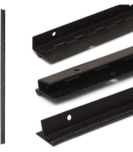 Stainless Steel Boat Piano Hinge - 45" Length X 2" Wide, 16 Gauge, Part #048-1711 (44 Mounting Holes)