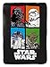 Jay Franco Star Wars Classic Blanket - Measures 62 x 90 inches, Kids Bedding Features Darth Vader, Stormtrooper, Yoda, and R2-D2-Fade Resistant Super Soft Fleece - (Official Star War Product)