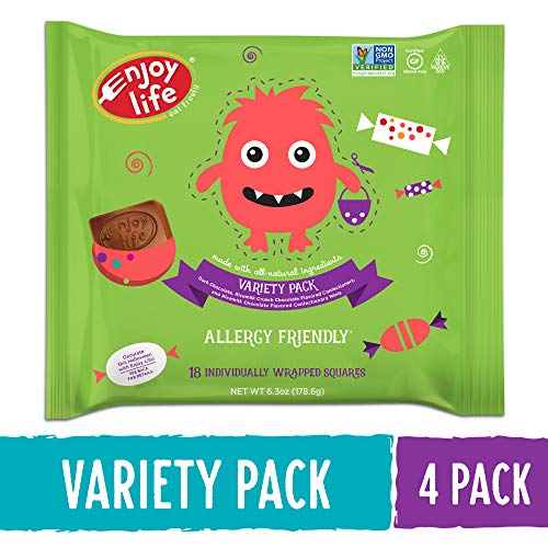Enjoy Life Chocolate Halloween Candy Variety Pack, Nut Free, Soy Free