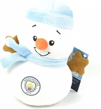 Manchester City FC - Muñeco de nieve de peluche (Tamaño Único) (Blanco): Amazon.es: Ropa y accesorios