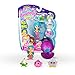 Splashlings Luminos 6 Pack - 5 Figures and One Surprise Hidden Glow in The Dark Magical Creature Figures.