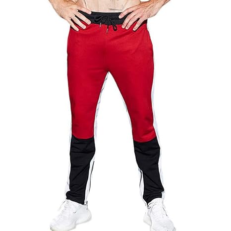 Herren Sport Und Freizeithosen GreatestPAK Streifen Spleißen Training Jogginghose Drucken Arbeiten Freizeit Taschen Hosen