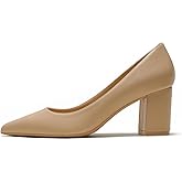 JOY IN LOVE Pumps for Women Chunky Heels Comfortable Block Heel Work Dress Pump Shoes