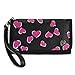 Caseen CS-80556 Wristlet Wallet Case - Pink Hearts